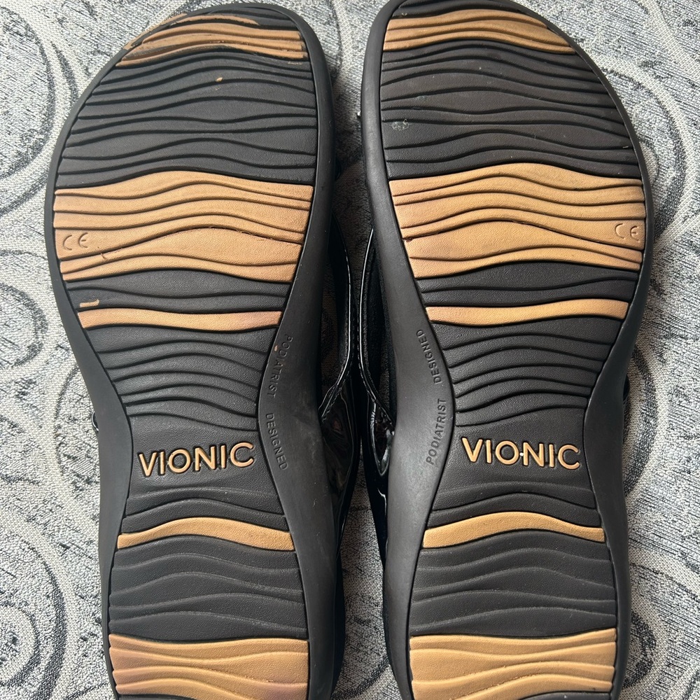 VIONIC Rest Bella II  2 Toe Post Sandal w/ Bow Orthopedic Arch Support Comfort - Picture 5 of 5